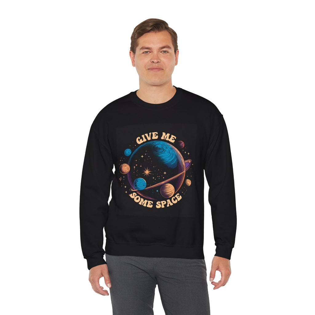 Give Me Some Space sweatshirt | planet solar system graphic crewneck