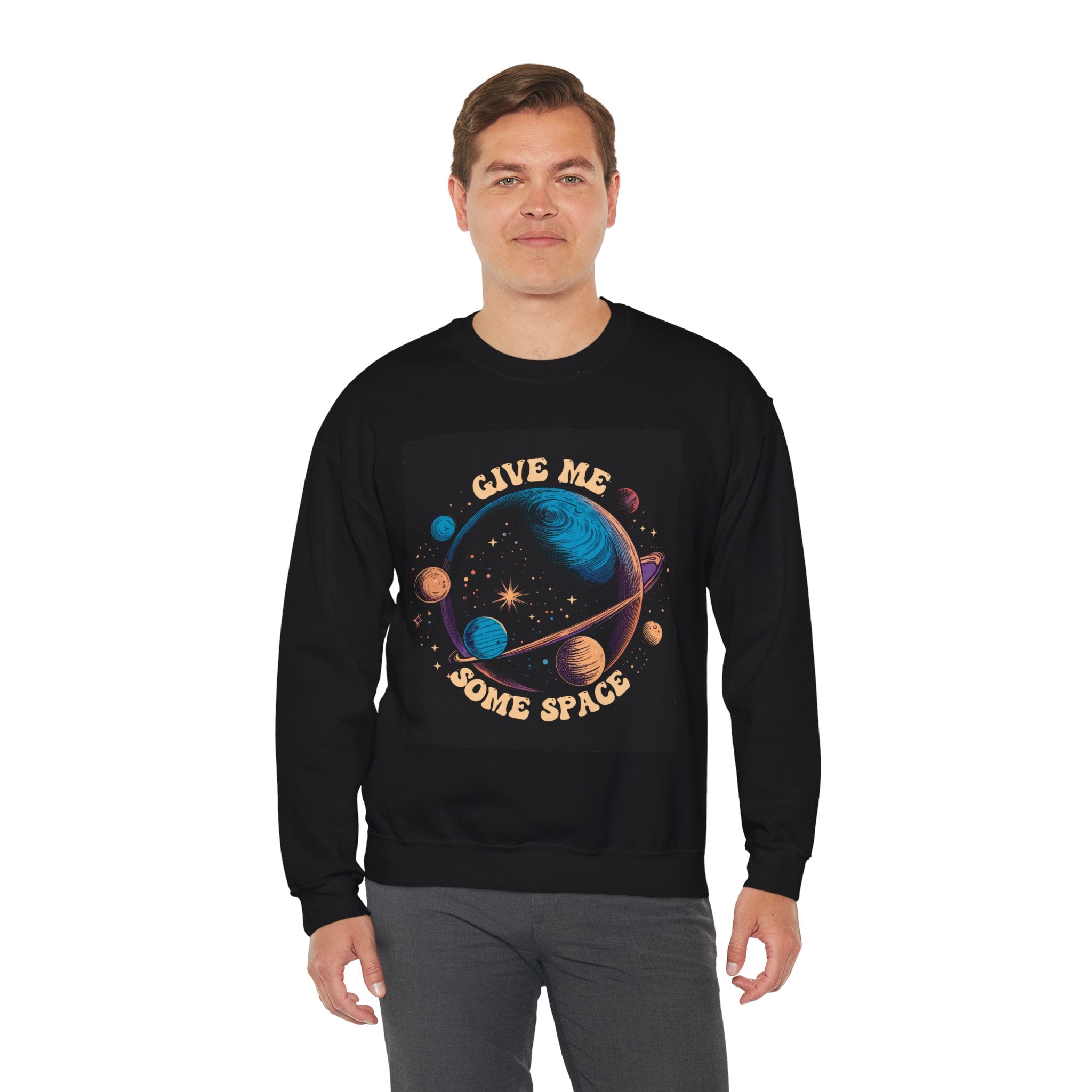 Give Me Some Space sweatshirt | planet solar system graphic crewneck