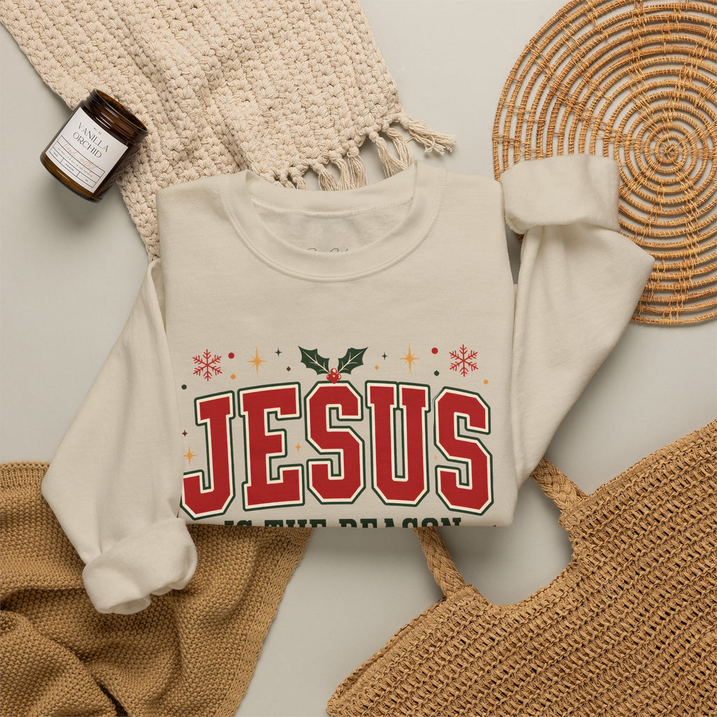 Jesus Is the Reason Sweatshirt - Christmas Religious Crewneck