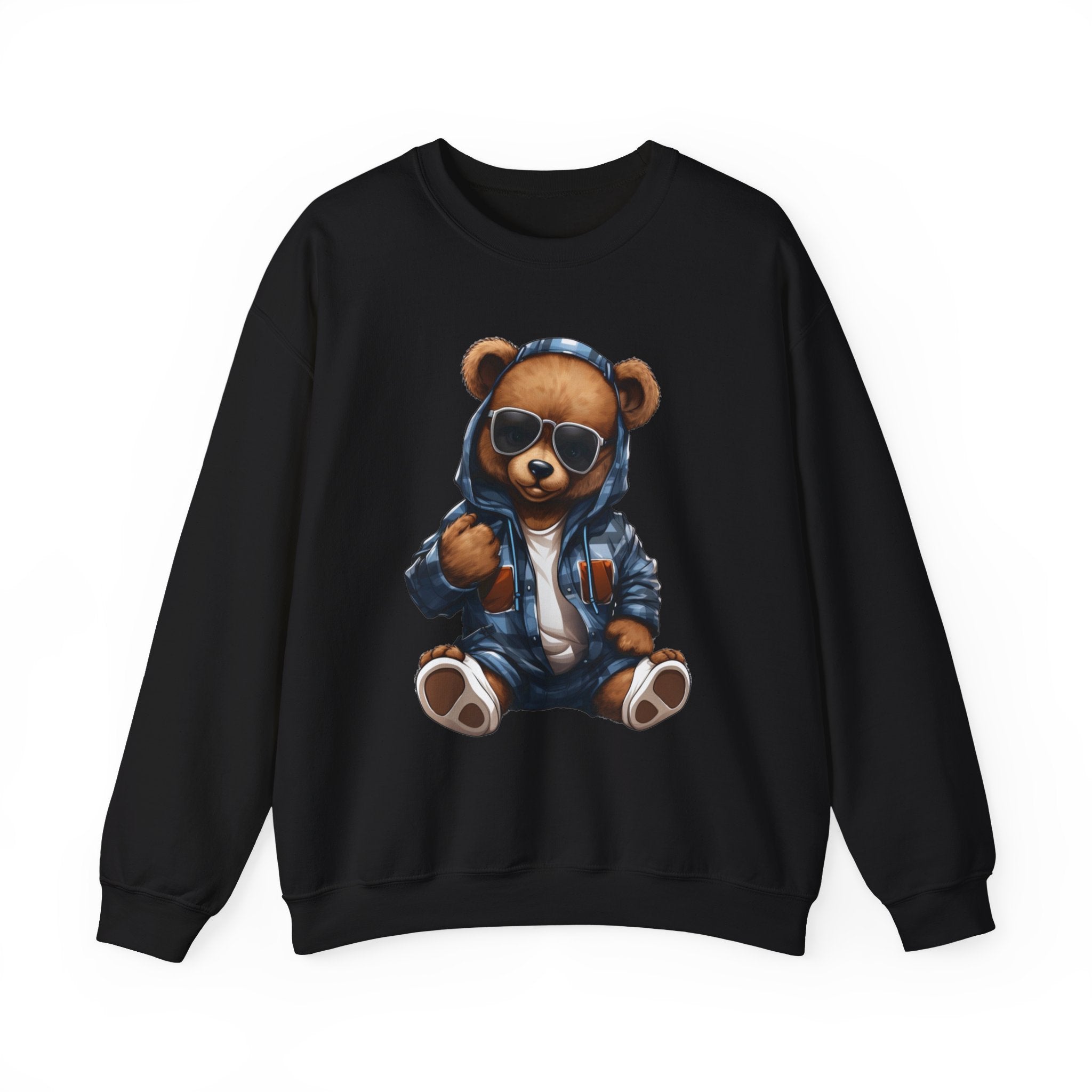 Cool Teddy Bear Hoodie Graphic Sweatshirt