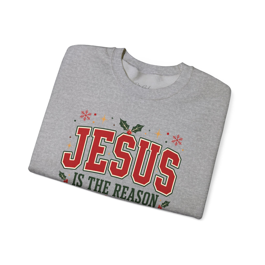 Jesus Is the Reason Sweatshirt - Christmas Religious Crewneck