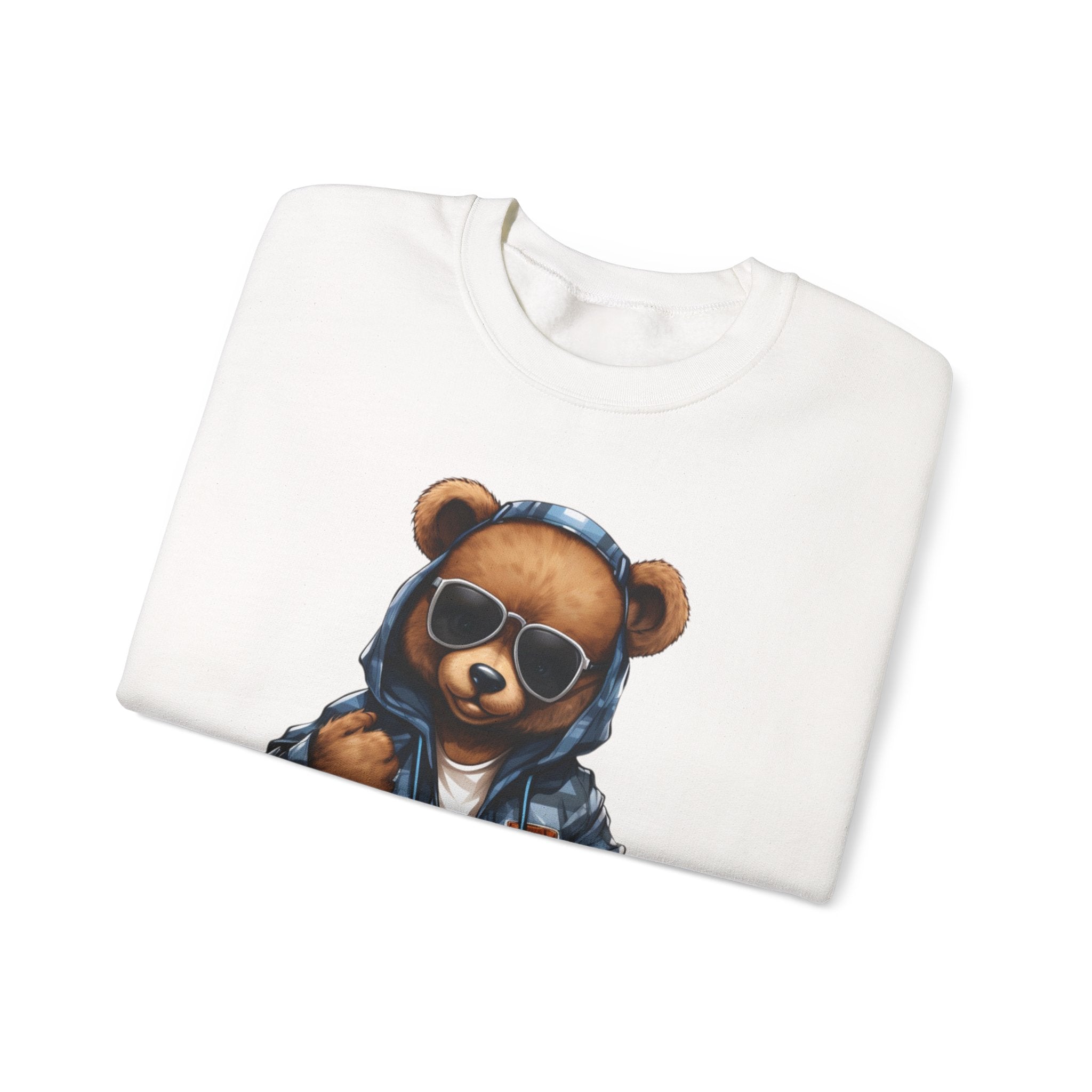 Cool Teddy Bear Hoodie Graphic Sweatshirt