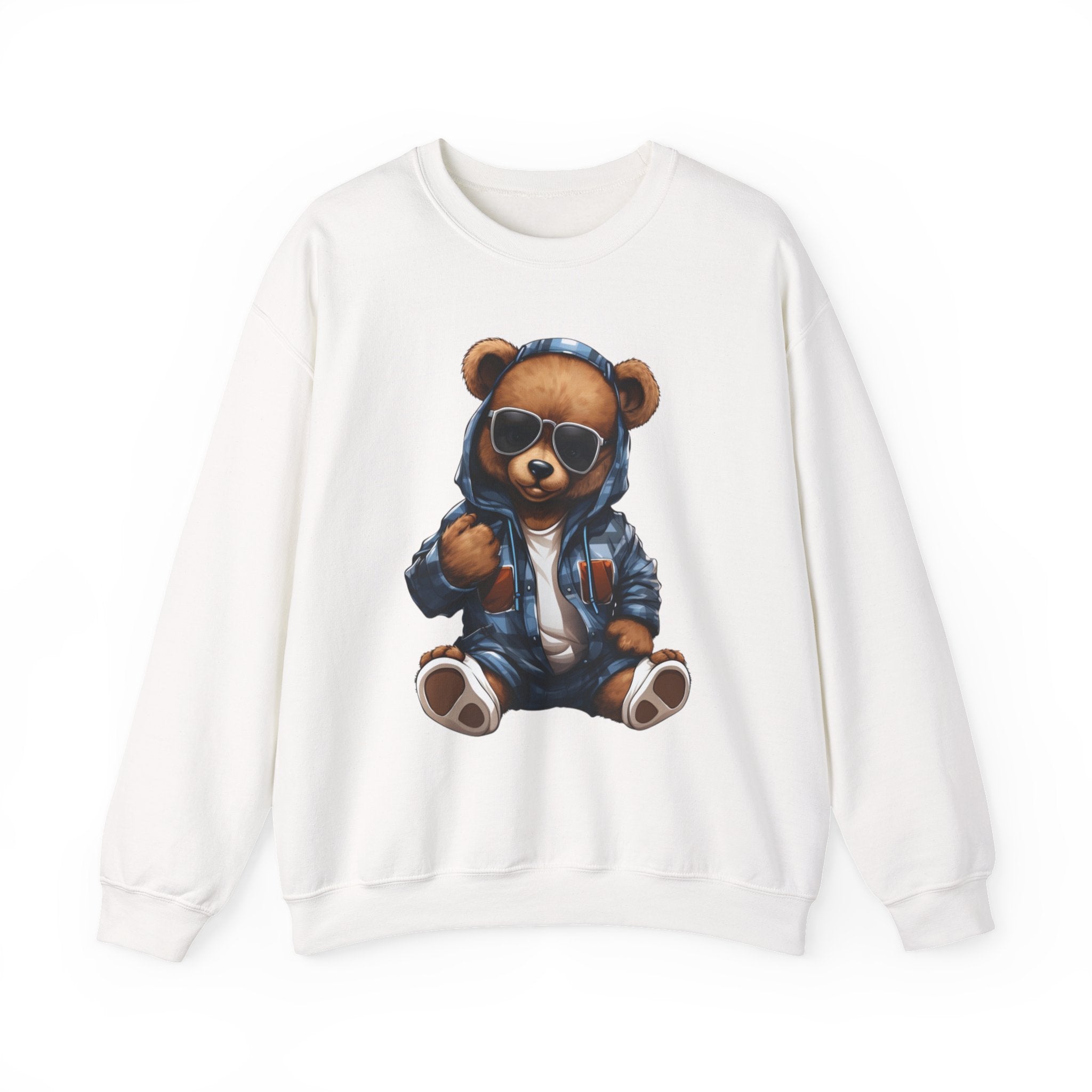 Cool Teddy Bear Hoodie Graphic Sweatshirt