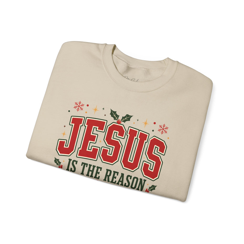 Jesus Is the Reason Sweatshirt - Christmas Religious Crewneck