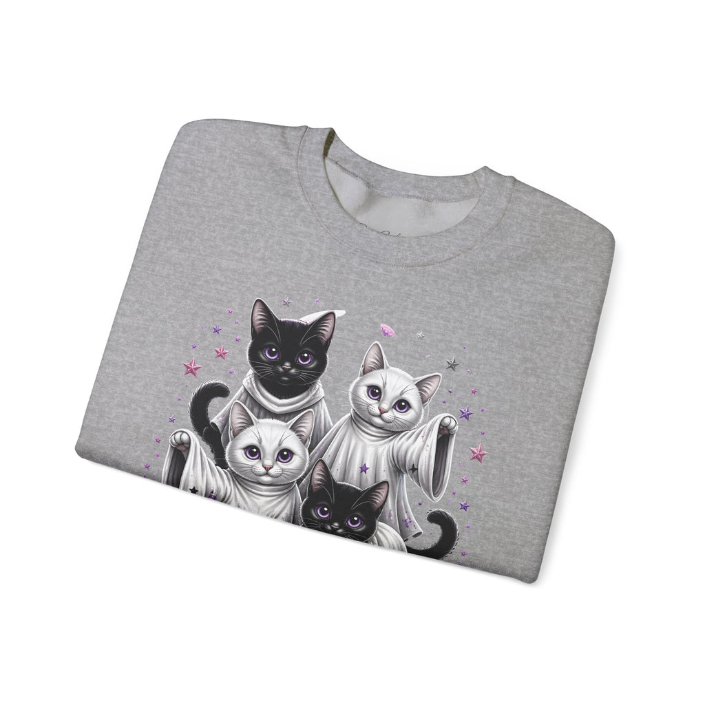 Catloween Sweatshirt — Cute Spooky Cats Crewneck