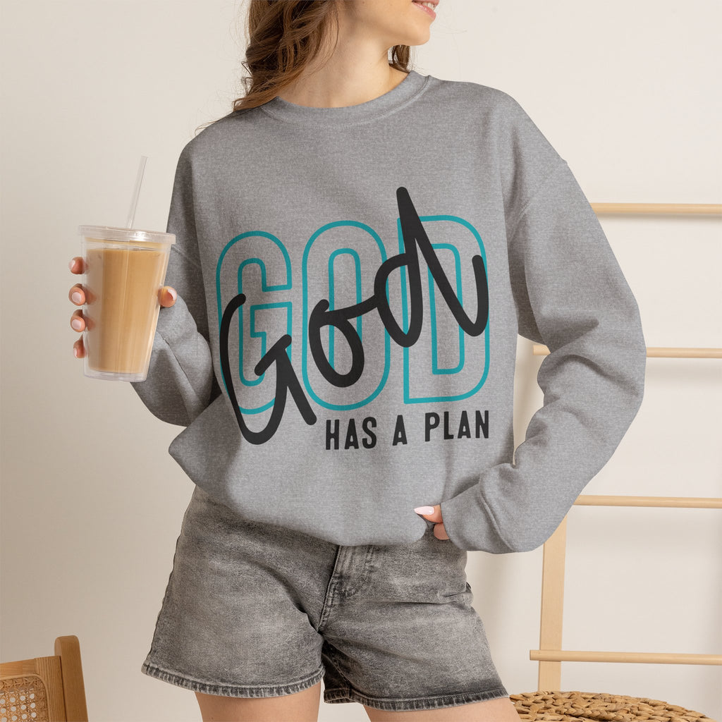 God Has a Plan Sweatshirt | Christian Faith Scripture Jeremiah 29:1 Unisex