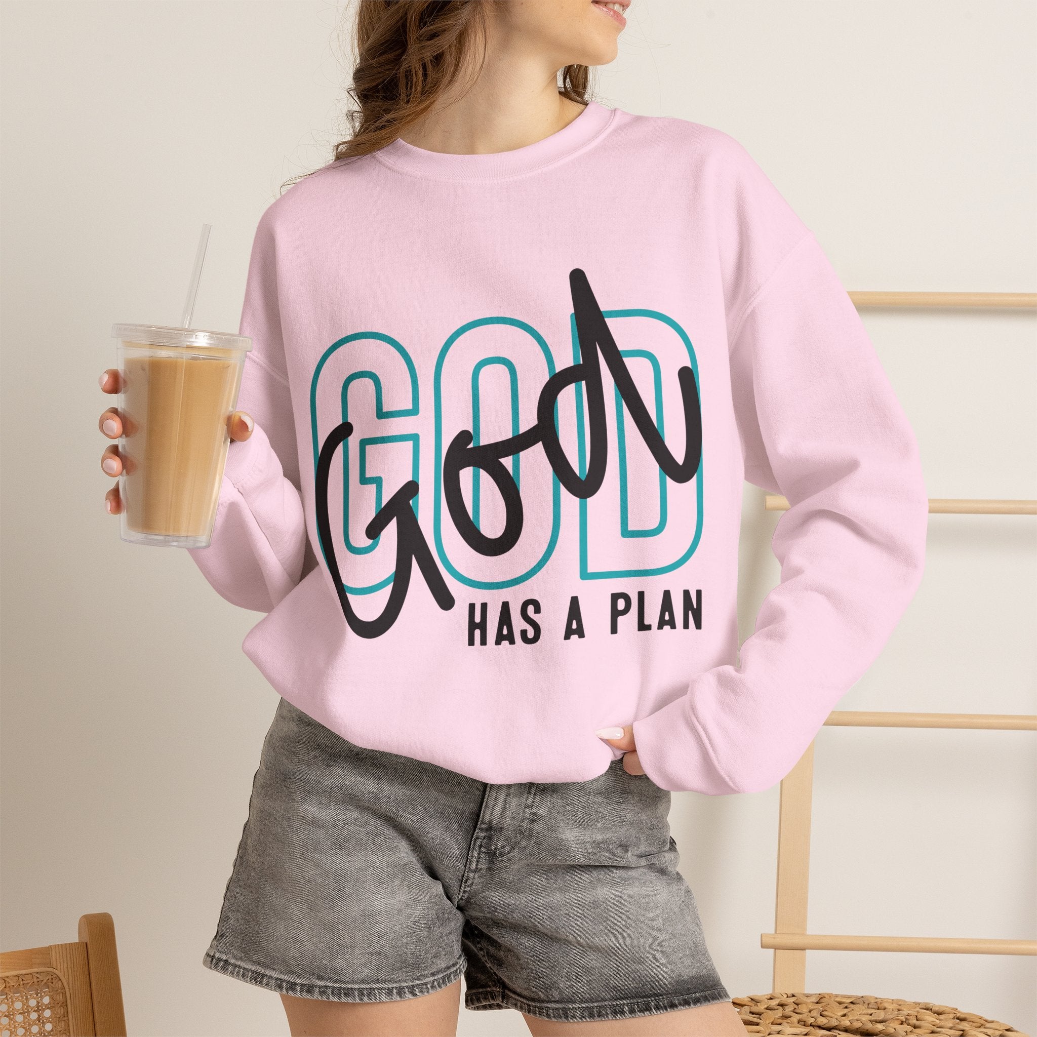 God Has a Plan Sweatshirt | Christian Faith Scripture Jeremiah 29:1 Unisex