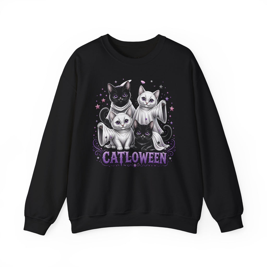 Catloween Sweatshirt — Cute Spooky Cats Crewneck