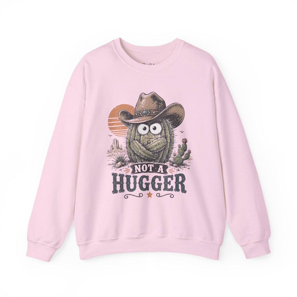 Not a Hugger Cactus Crewneck Sweatshirt