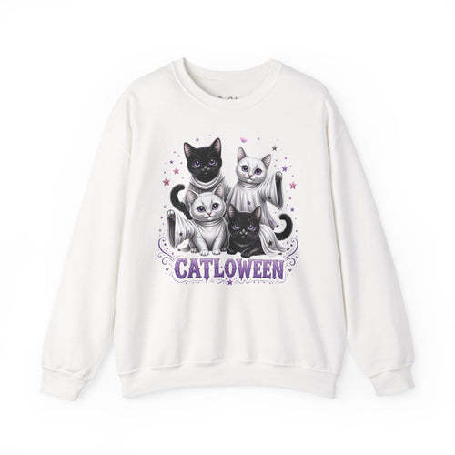 Catloween Sweatshirt — Cute Spooky Cats Crewneck