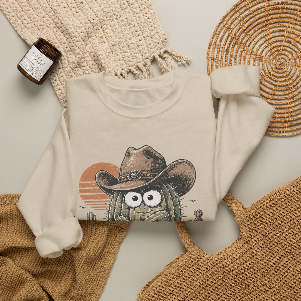 Not a Hugger Cactus Crewneck Sweatshirt