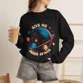 Give Me Some Space sweatshirt | planet solar system graphic crewneck
