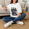 Horror Slasher Mask Collage T-Shirt | Halloween Villains Tee Unisex