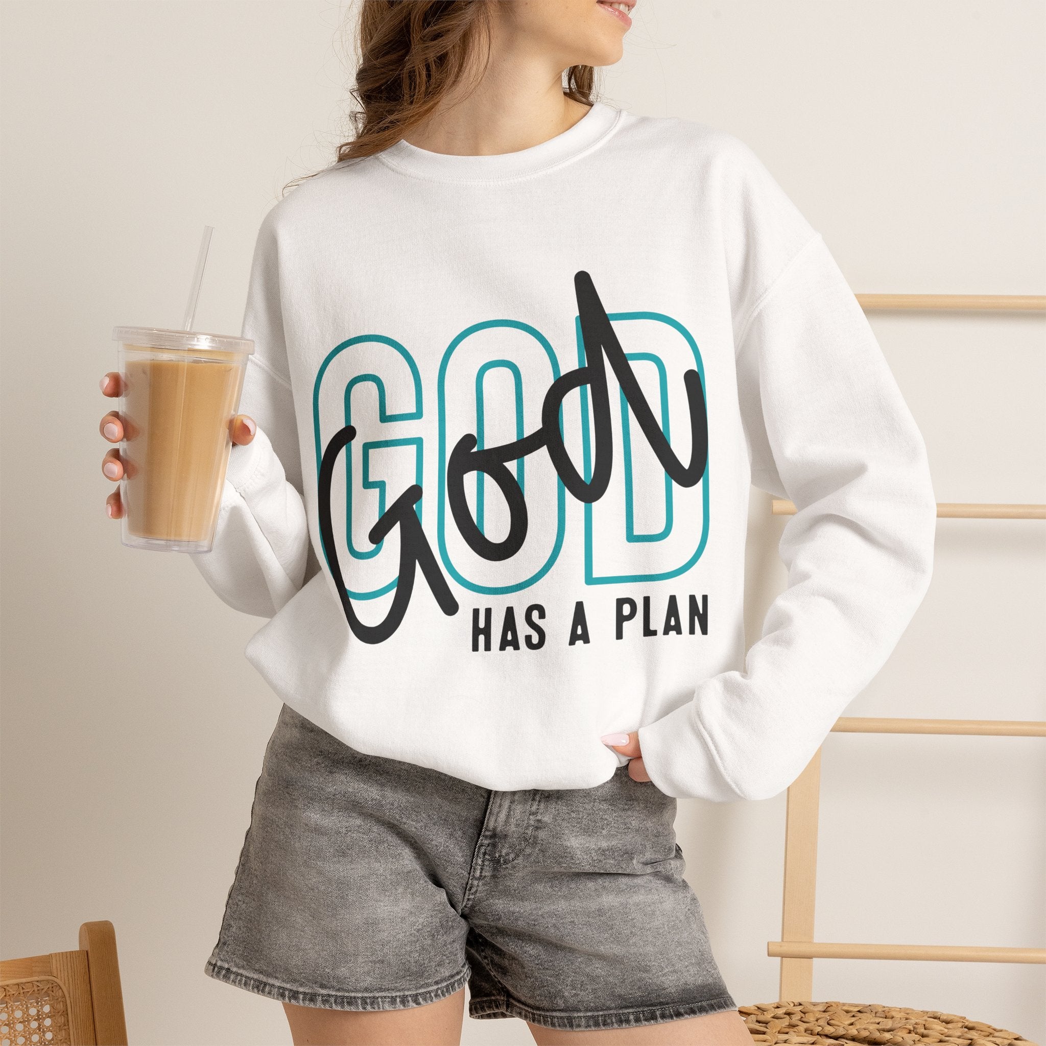 God Has a Plan Sweatshirt | Christian Faith Scripture Jeremiah 29:1 Unisex