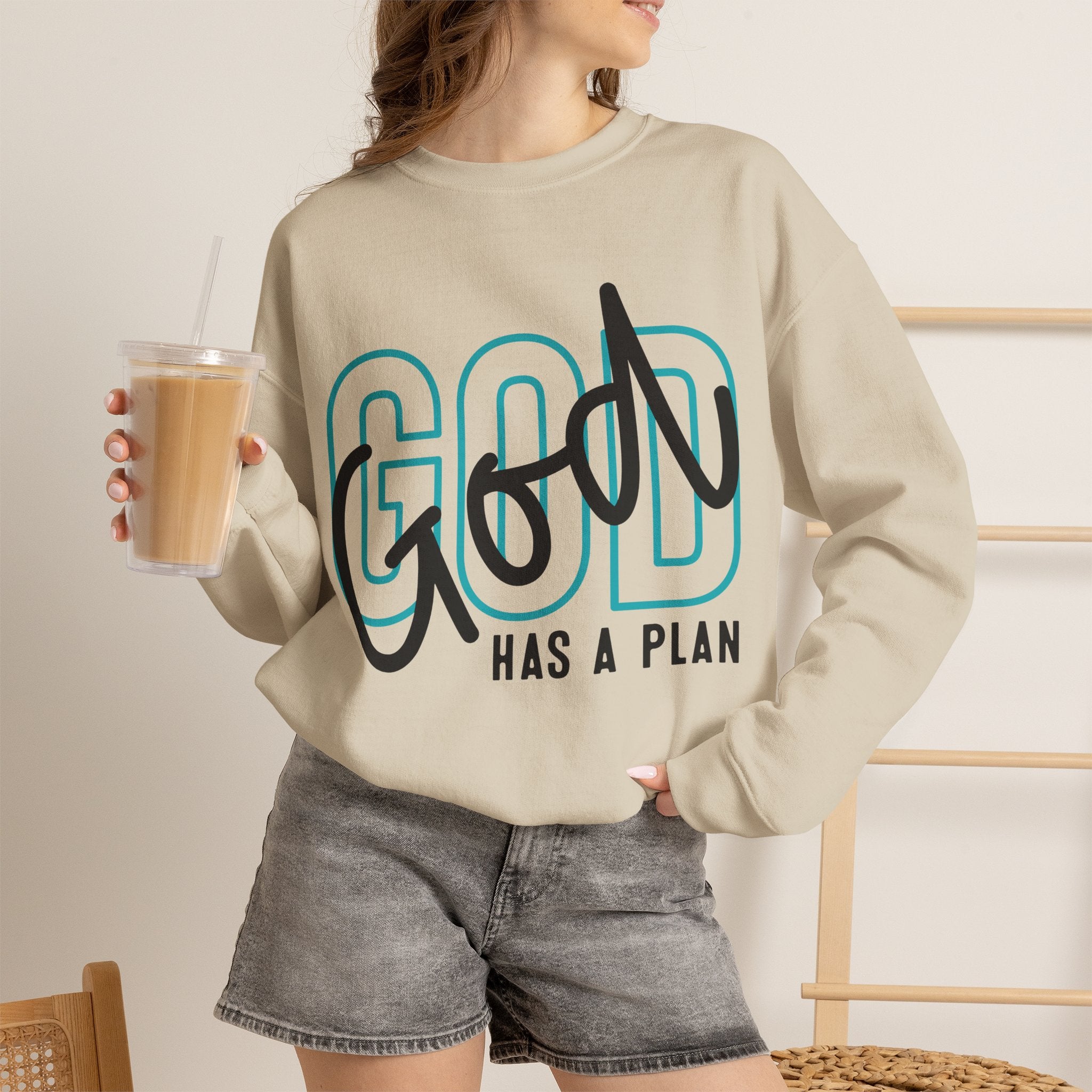 God Has a Plan Sweatshirt | Christian Faith Scripture Jeremiah 29:1 Unisex