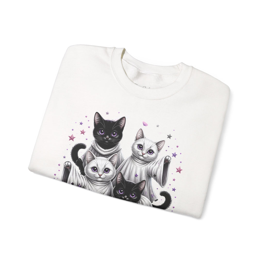 Catloween Sweatshirt — Cute Spooky Cats Crewneck
