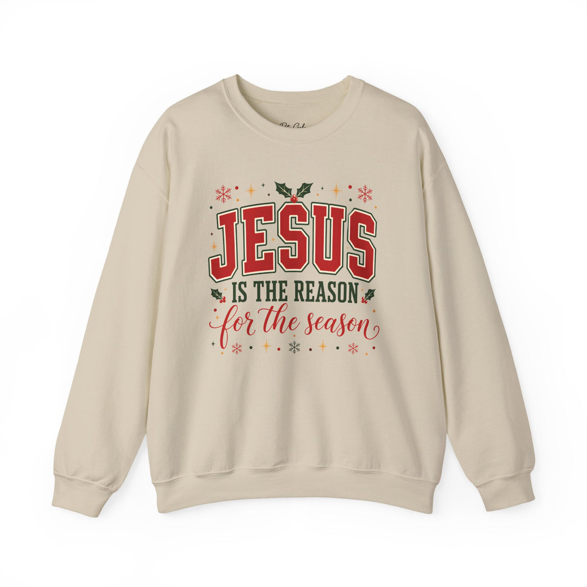 Jesus Is the Reason Sweatshirt - Christmas Religious Crewneck
