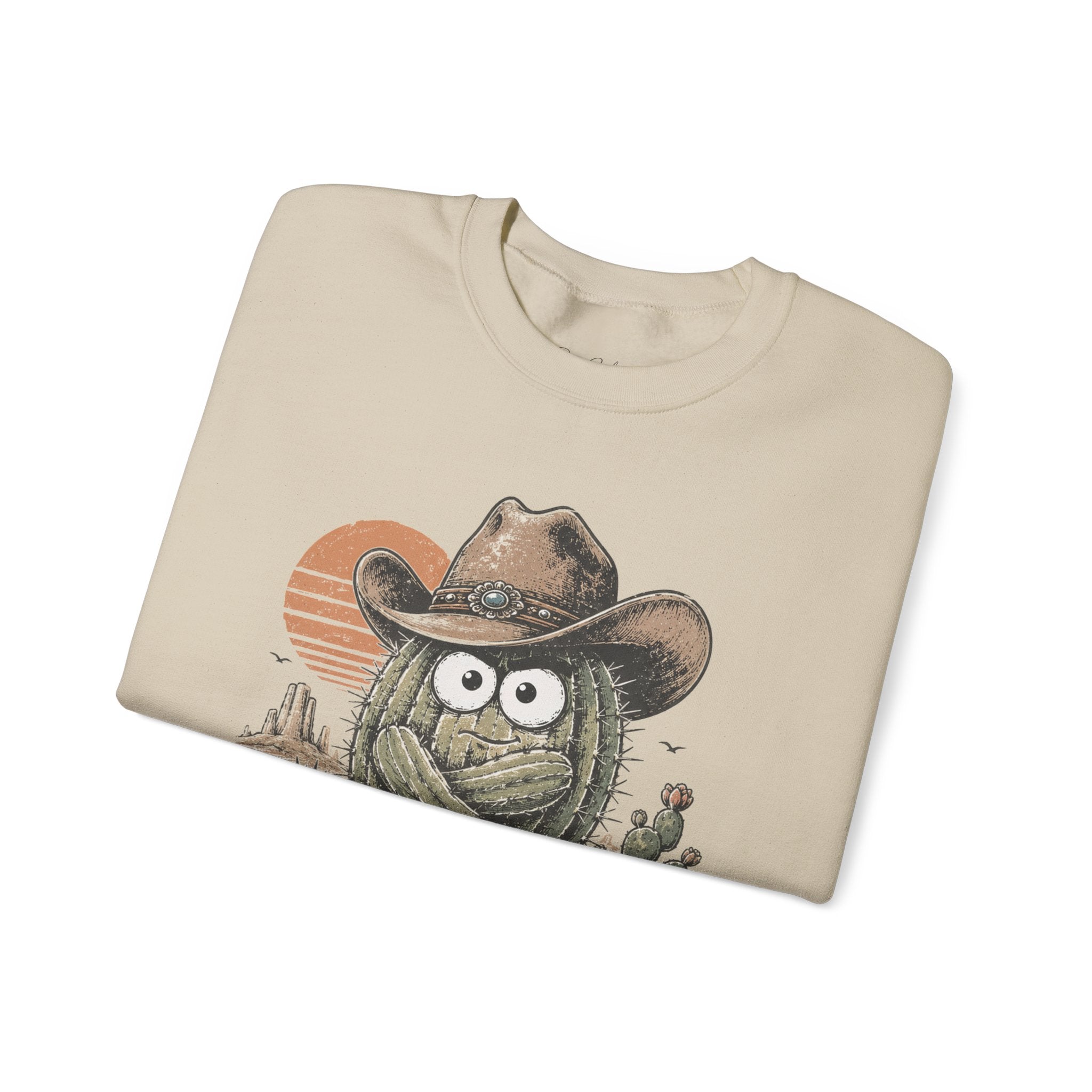 Not a Hugger Cactus Crewneck Sweatshirt