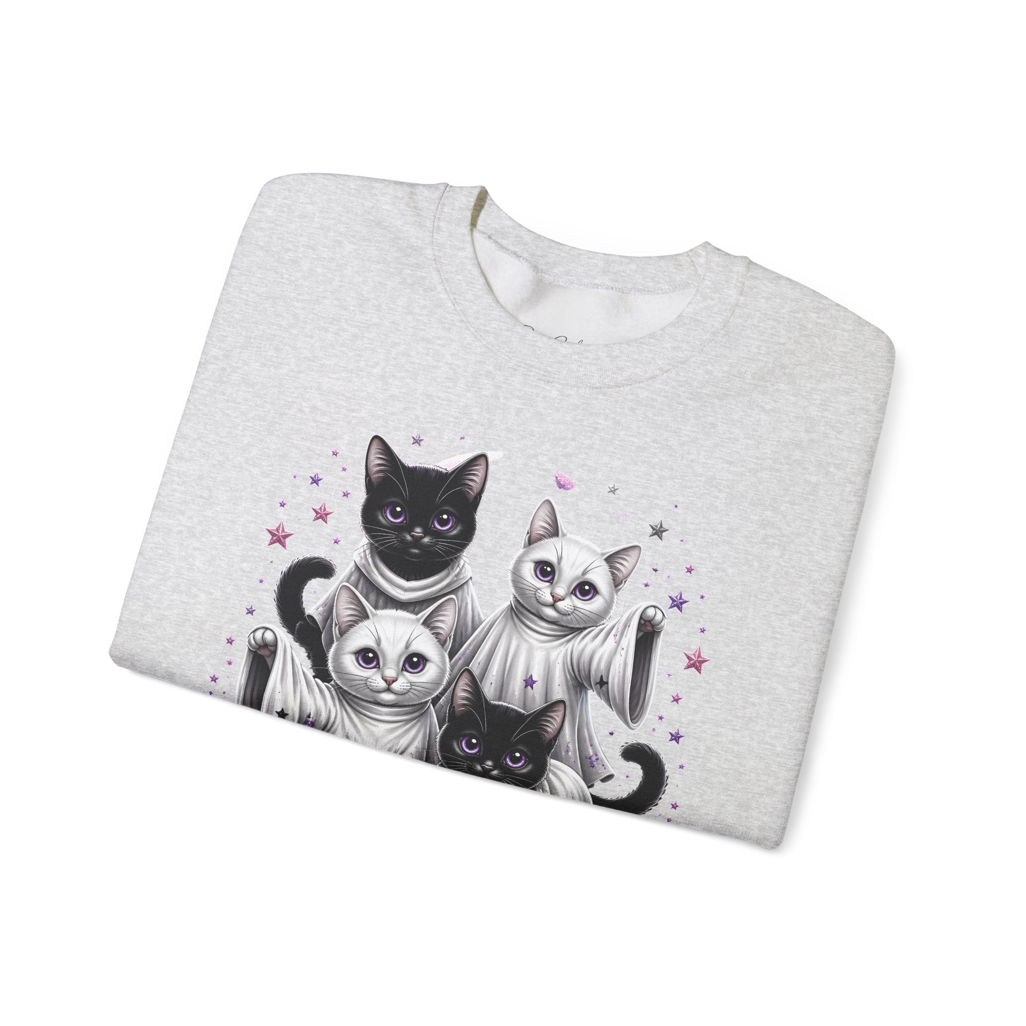 Catloween Sweatshirt — Cute Spooky Cats Crewneck