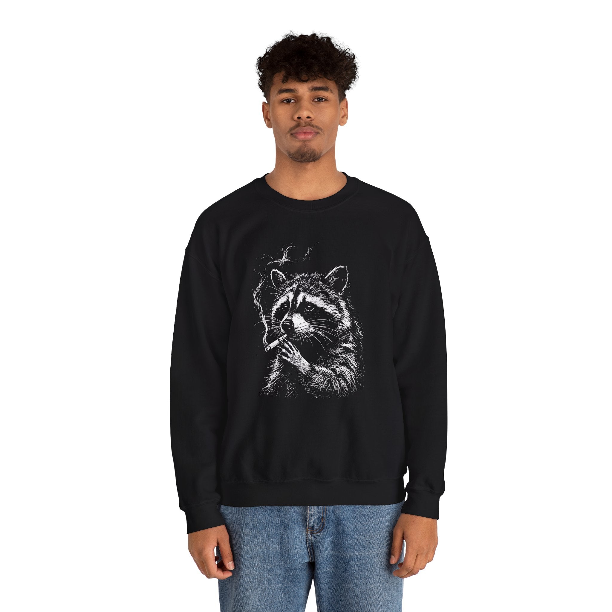Raccoon Sketch Sweatshirt
