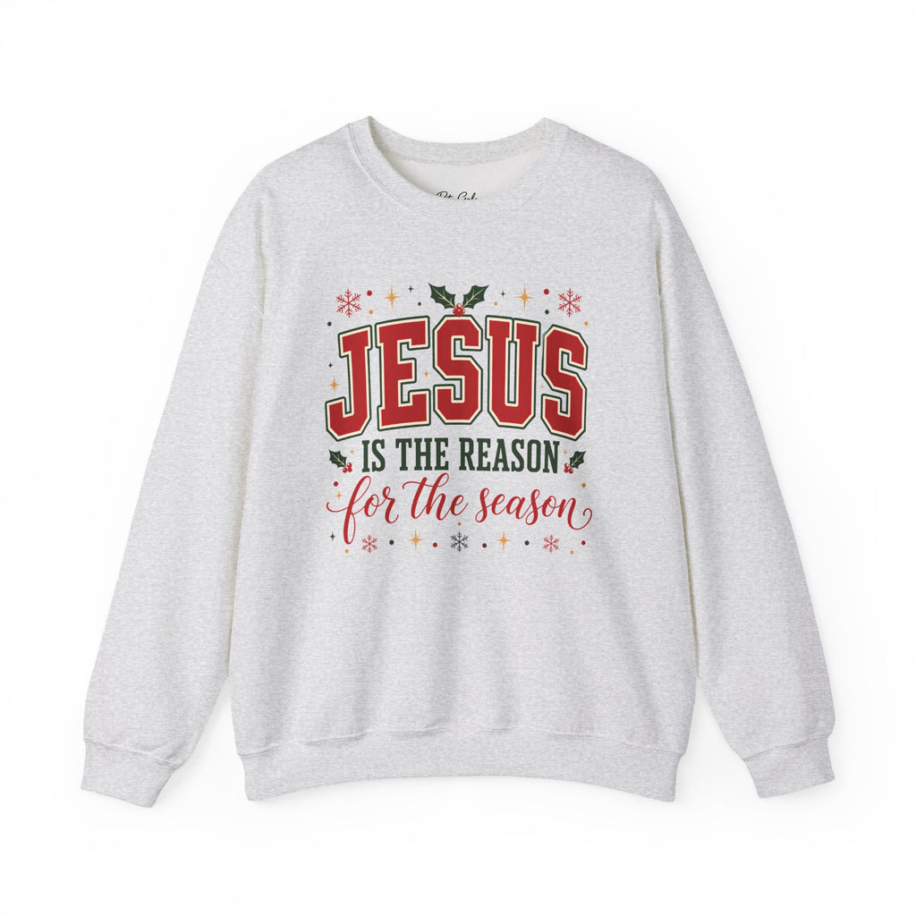 Jesus Is the Reason Sweatshirt - Christmas Religious Crewneck