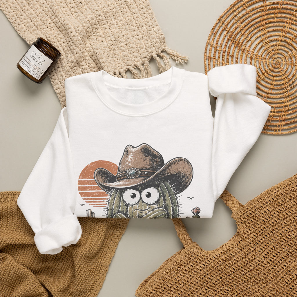 Not a Hugger Cactus Crewneck Sweatshirt